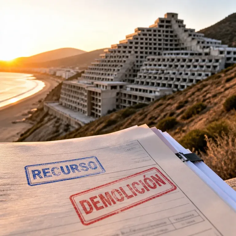 Ecologistas piden a la Junta que asuma el derribo del Algarrobico tras recursos que retrasan la demolición