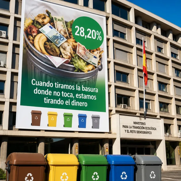 El MITECO lanza campaña nacional para reducir el coste económico de separar mal los residuos