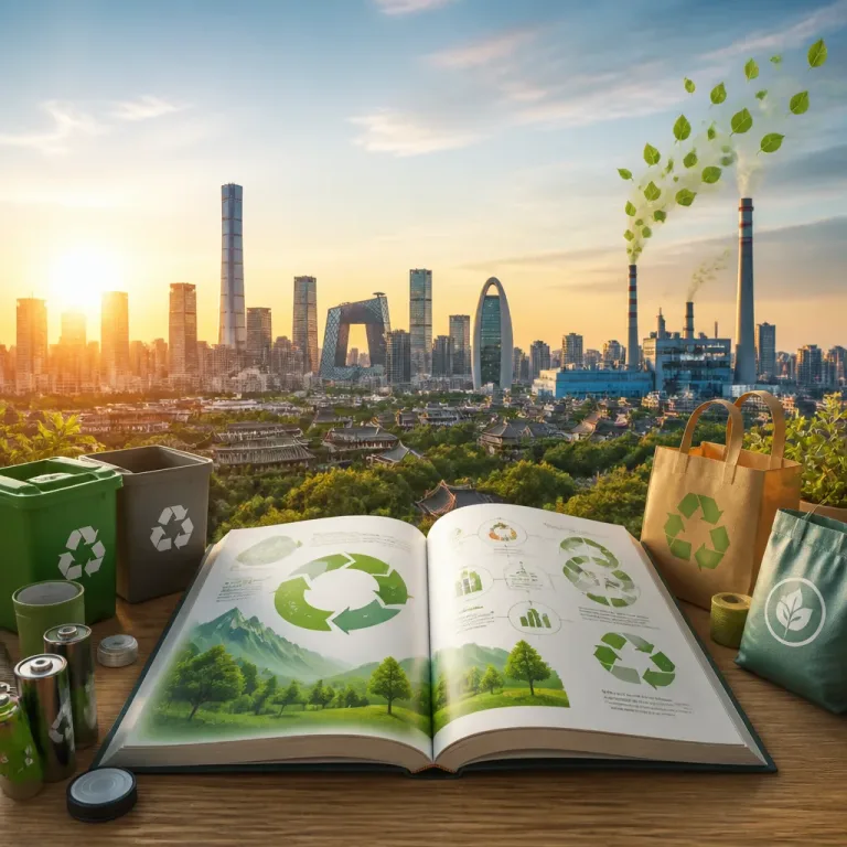 China estrena un Código ambiental que impulsa la economía circular y restringe plásticos de un solo uso