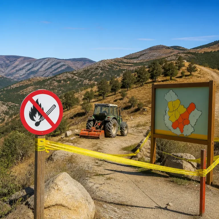 Cuatro áreas de Aragón en alerta roja por riesgo muy alto de incendios forestales