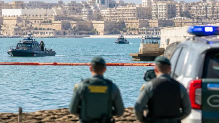 Melilla instala barrera marítima y refuerza controles ante llamamientos a nuevas entradas masivas