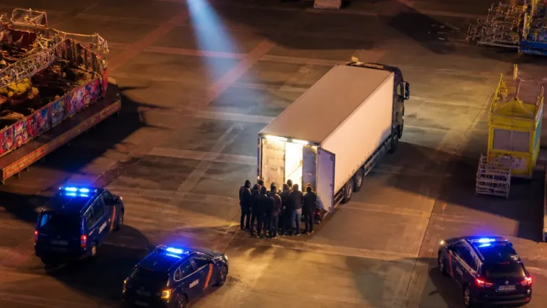 Melilla registra una noche de presión migratoria con una treintena de polizones detectados en camiones de la feria