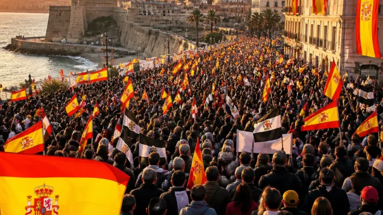 Miles de españoles se movilizan en apoyo a Ceuta mientras la ciudad celebra su Día