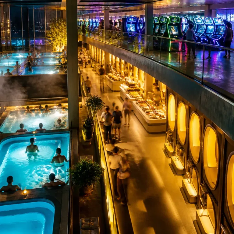 Balnearios 24 horas en China: ocio, gastronomía y descanso en complejos 'todo en uno'