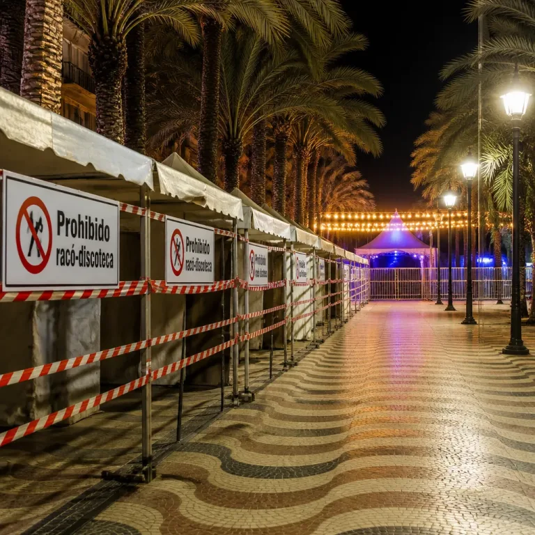 Alicante prohíbe los racós-discoteca y limita los espacios de fiesta para las Hogueras de 2027