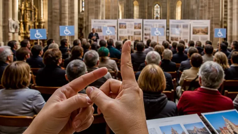 Personas sordas reivindican en Gijón un ocio y turismo plenamente accesibles