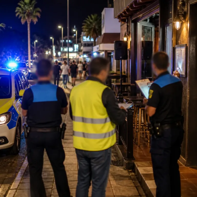Arona inicia inspecciones en Playa de Las Américas para vigilar licencias y ruido nocturno