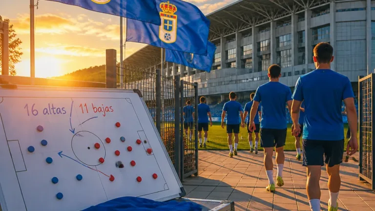 Oviedo afronta una revolución deportiva: 16 fichajes y una plantilla completamente renovada