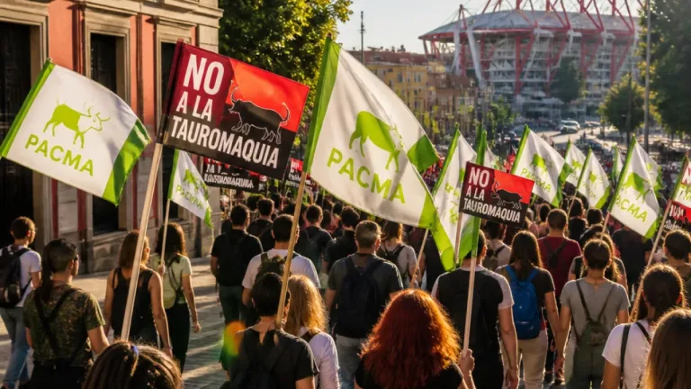 PACMA respalda la marcha antitaurina en Gijón contra la Feria Taurina de Begoña