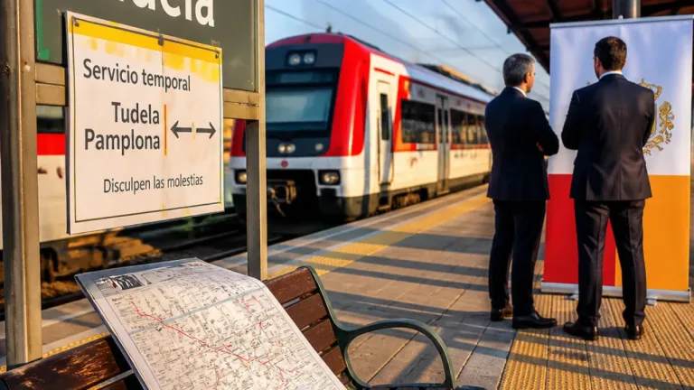 Pamplona: Gobierno foral insiste en recuperar la parada de Tudela en la línea Pamplona–Salamanca