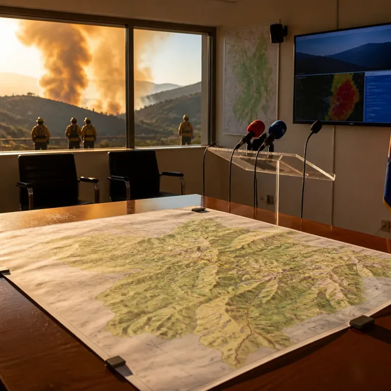 PP critica al PSOE por politizar el incendio de Niebla y defiende la coordinación institucional
