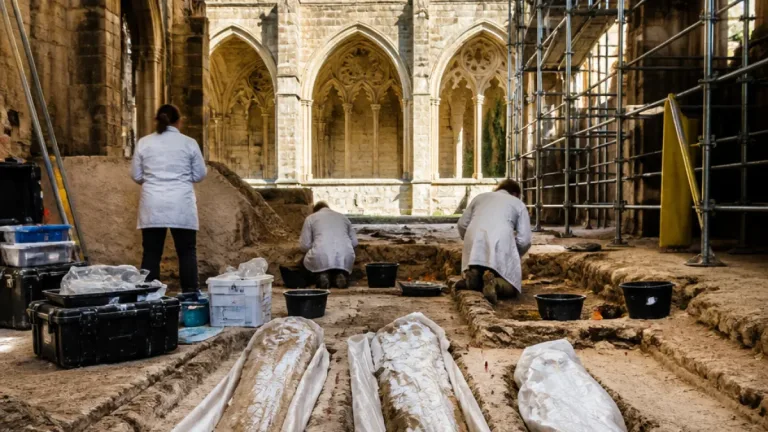 Pontevedra: hallan dos cerebros saponificados en las excavaciones del convento de Santa Clara