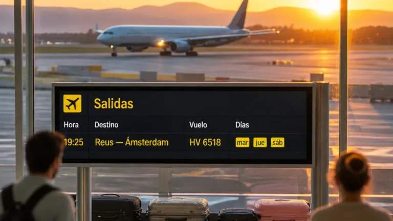 Reus recupera la conexión directa con Ámsterdam: tres vuelos semanales en 2027