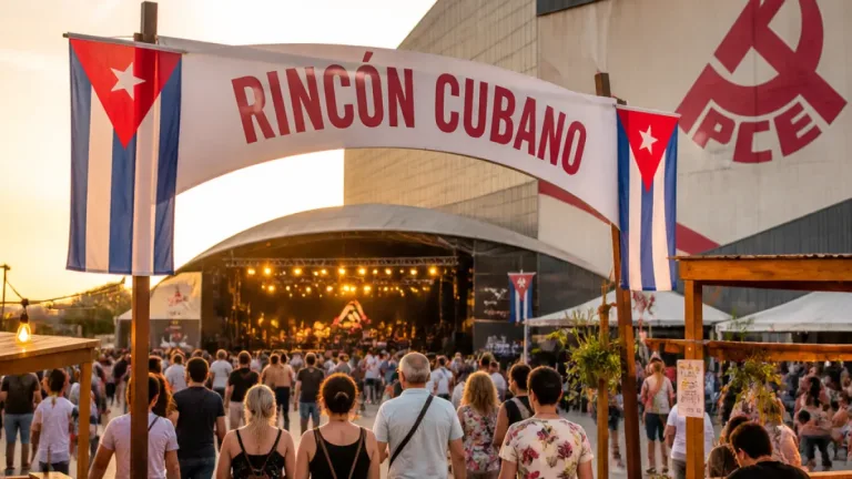 Rivas-Vaciamadrid acoge la presencia cubana en la Fiesta del PCE 2026 con más de quince actividades