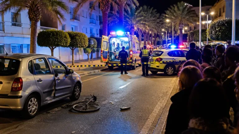 Roquetas de Mar: fallece un ciclista de 34 años tras ser atropellado en la calle Magisterio