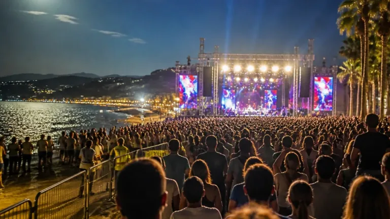 Roquetas de Mar vibra con Malú en un multitudinario concierto en Playa Serena II