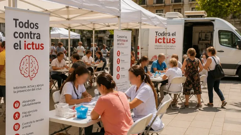 Rubí inicia la campaña «Todos contra el ictus» con cribados y asesoramiento sanitario