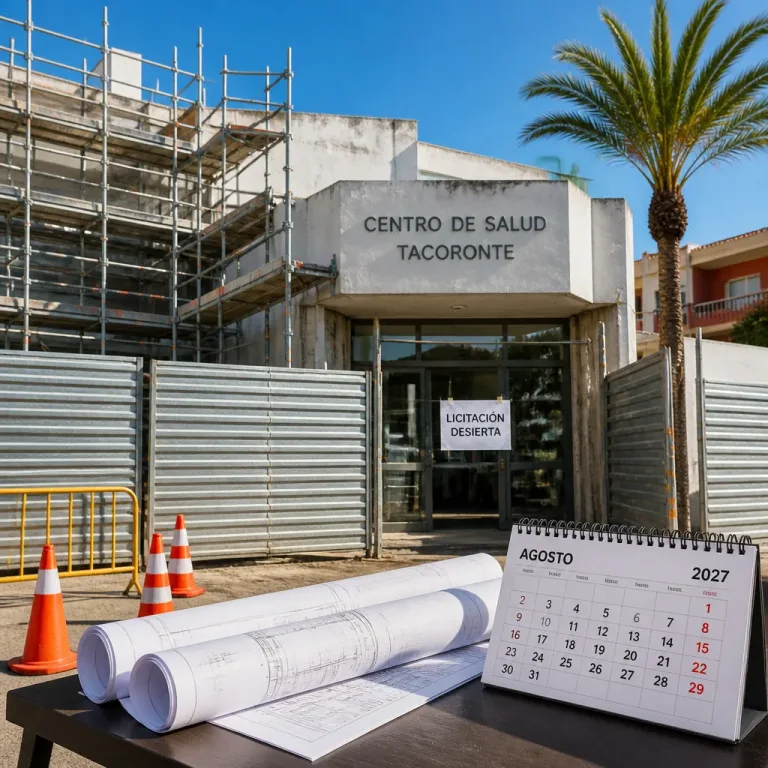 El inicio de las reformas del centro de salud de Tacoronte se aplaza hasta agosto de 2027