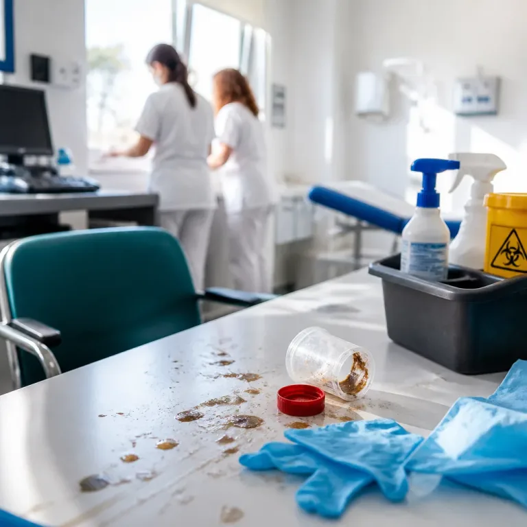 Una paciente esparce heces en una consulta del centro de salud Amante Laffon en Sevilla