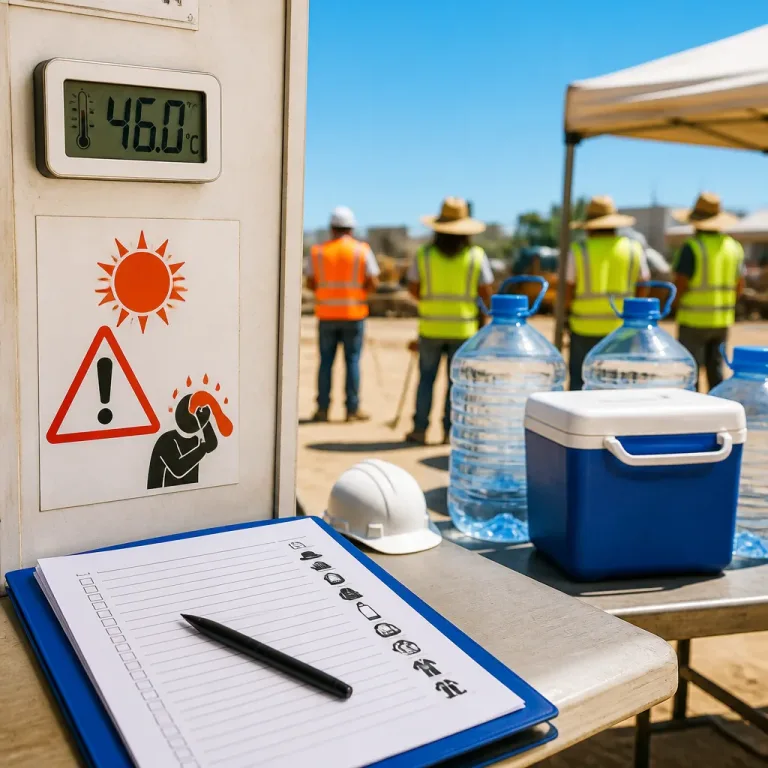 Alerta laboral por calor: riesgos, cifras y obligaciones para prevenir el estrés térmico