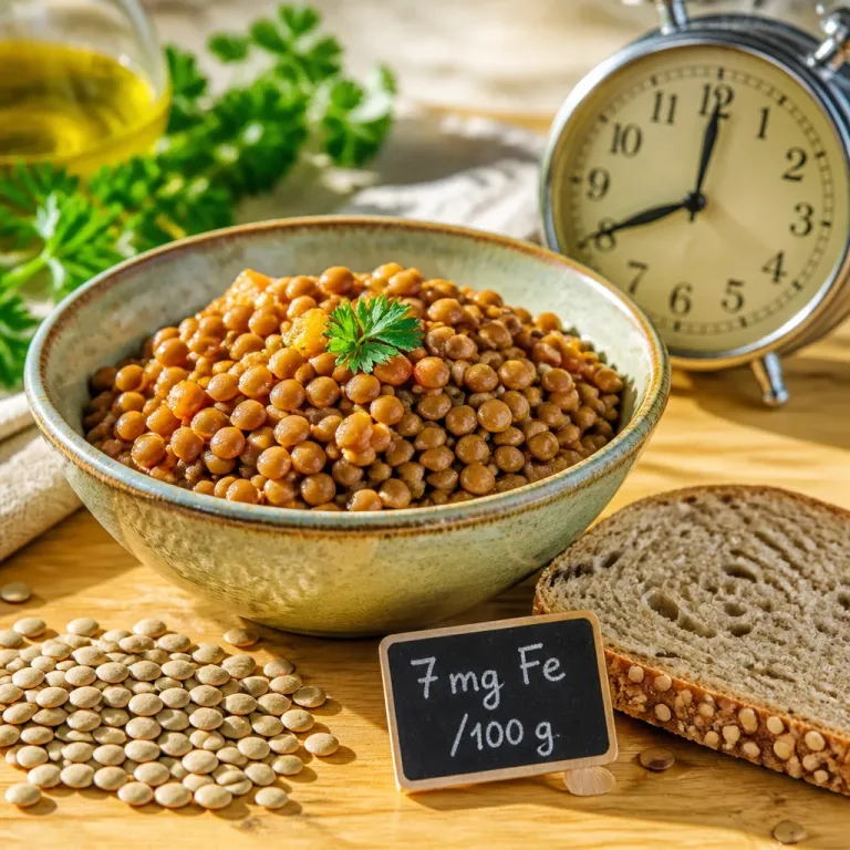 Las lentejas, alimento clave en la nutrición: hierro, fibra y control glucémico