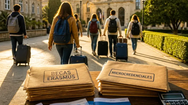 Santander destina 5,9 millones a becas para movilidad Erasmus y microcredenciales universitarias