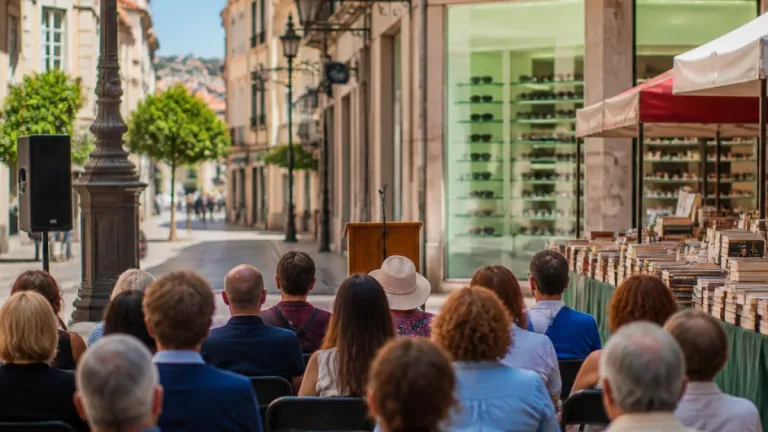 Santander: una veintena de personas prefirieron la Feria del Libro Viejo al eclipse