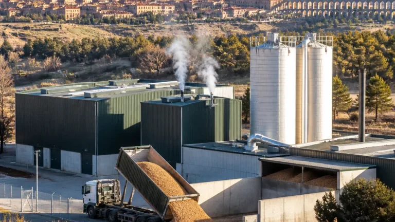 Segovia impulsa red de calor: licitada por 18,3 M€ la central de biomasa que atenderá 7.000 viviendas