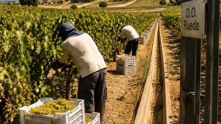 Segovia: la vendimia en la D.O. Rueda arranca entre sequía y precios «ridículos y hundidos»