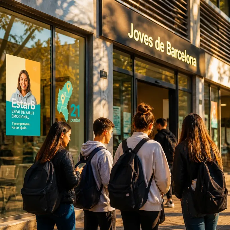 La red municipal 'Joves de Barcelona' registra 210.128 usos y refuerza la atención psicológica juvenil