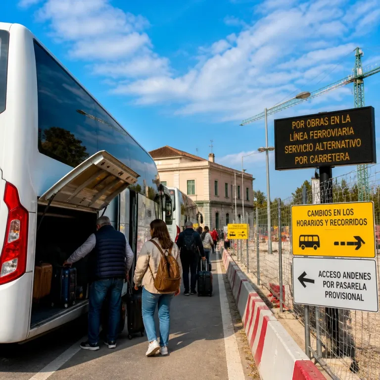 Renfe establece traslados por carretera por obras de la Autopista Ferroviaria entre Jaén y Almería