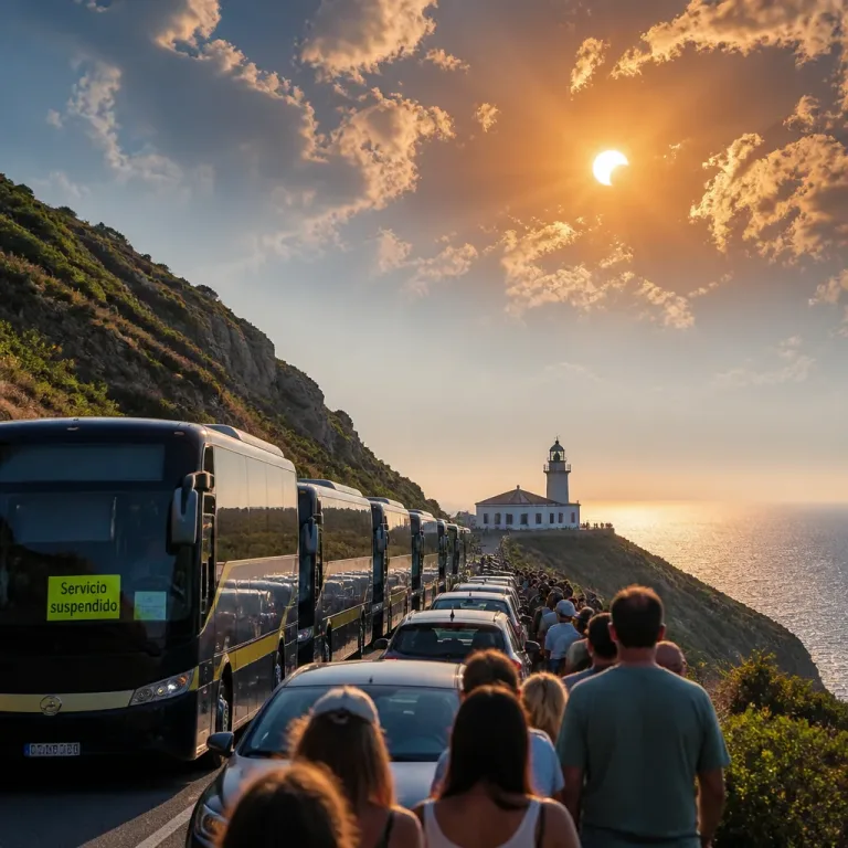 El TIB suspende servicios a Formentor y Deià por la masiva afluencia durante el eclipse