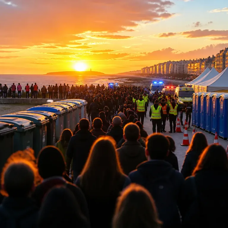 A Coruña moviliza a casi 400 agentes y 155 contenedores para el eclipse solar