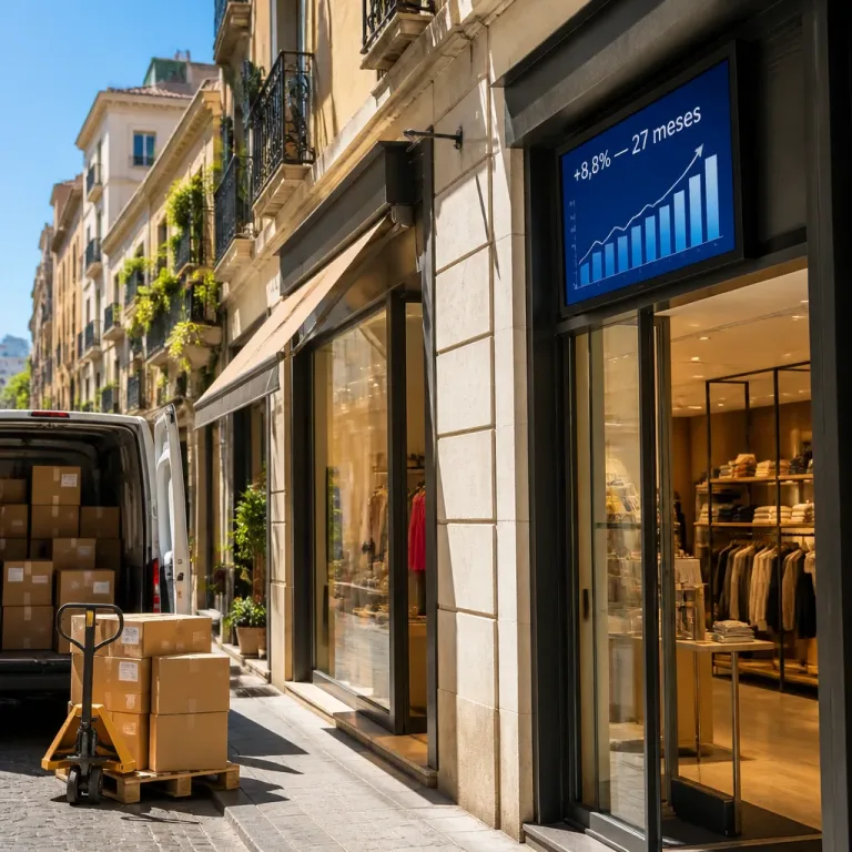 Las ventas del sector servicios aumentan un 8,8% en junio y encadenan 27 meses al alza