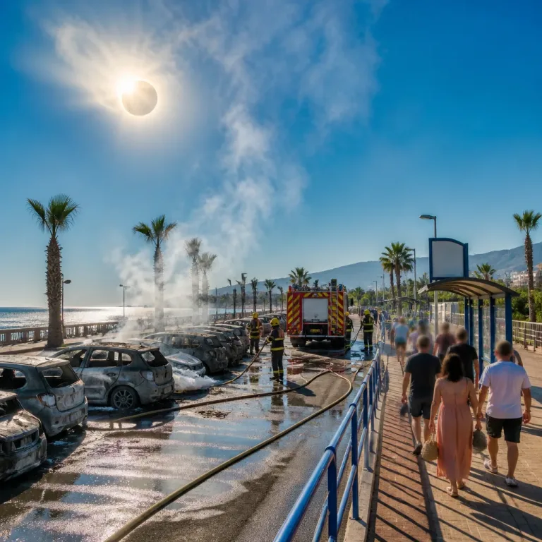 La Comunitat Valenciana vive el eclipse con «normalidad» pese a incendios y desórdenes puntuales