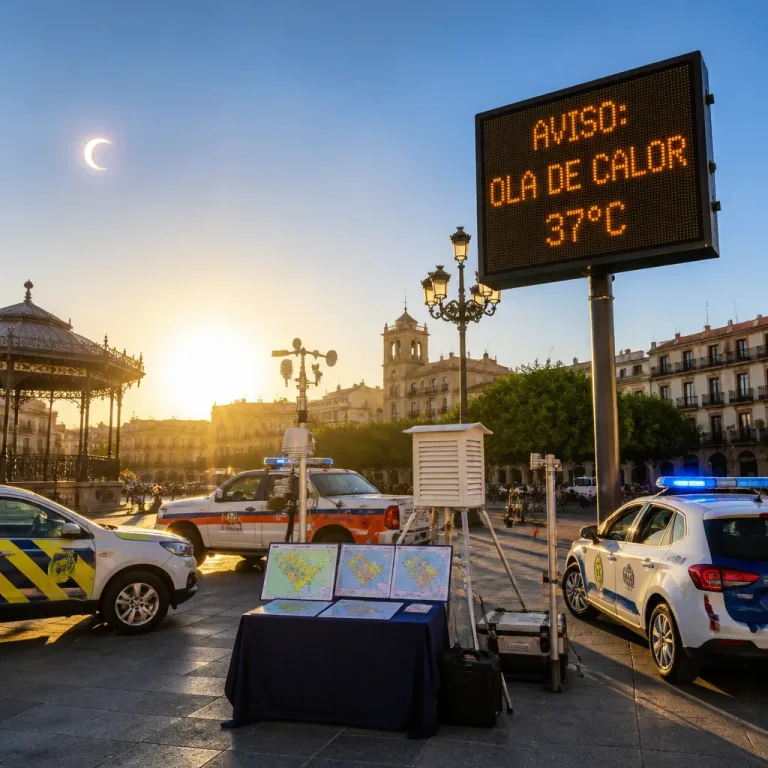 Euskalmet augura cielos despejados para el eclipse y activa aviso por calor; LABI en alerta