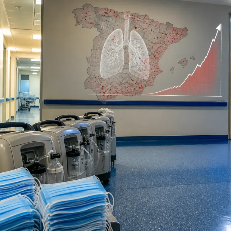 Las enfermedades respiratorias causaron 54.624 fallecimientos en España en 2025, alerta la Sociedad Europea de Respiratorio