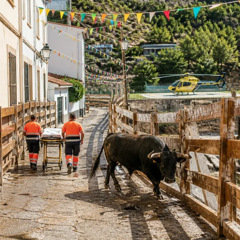 Muere una mujer de 64 años tras ser embestida por un toro en un encierro en Ayna (Albacete)