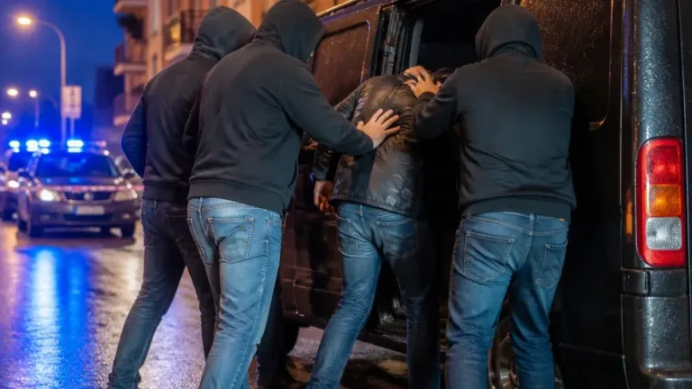 Cuatro encapuchados secuestran a un hombre en Santa Coloma y huyen en vehículo