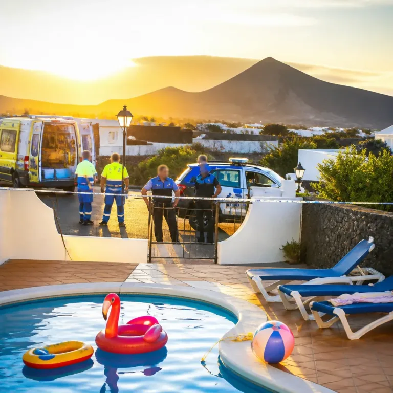 Fallece una niña de tres años tras ahogarse en la piscina de una vivienda vacacional en Lanzarote