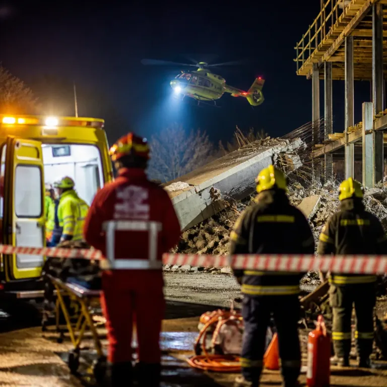Fallece una niña de 11 años en Alzira tras desprenderse un pilar de una construcción