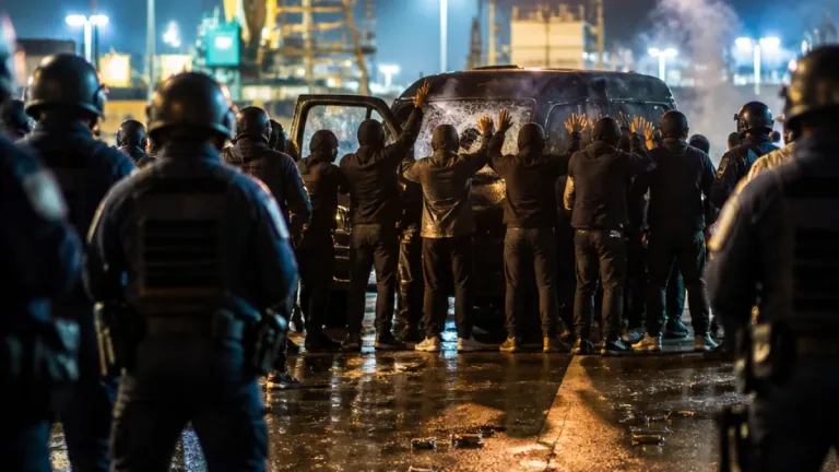 Tensión en el puerto de Ceuta tras protestas por la llegada de Negu Gorriak; Policía efectuó disparos al aire