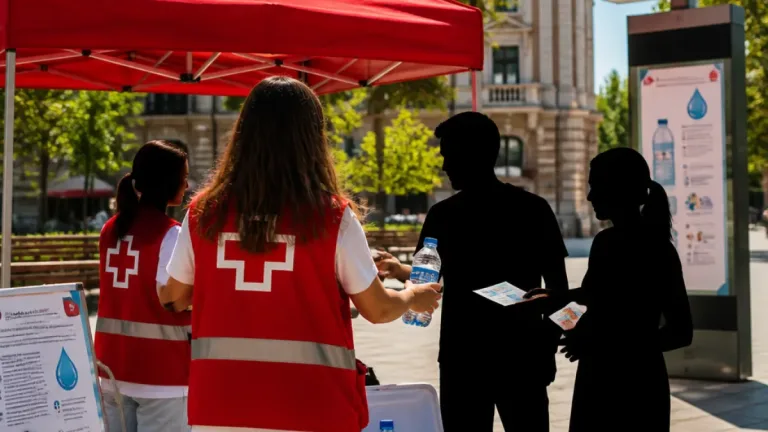 Terrassa mantiene la atención social de invierno ante las olas de calor con puntos de hidratación