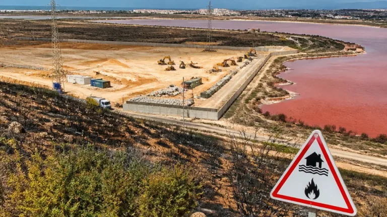 Torrevieja: alegaciones contra un ecohotel en las Lagunas alertan de riesgos de inundación e incendio