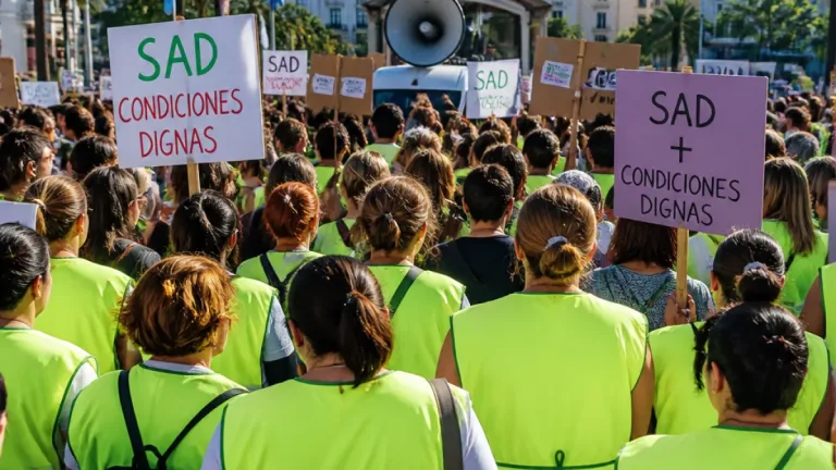 Trabajadoras del SAD convocan protesta en Santa Cruz de Tenerife por la precariedad laboral
