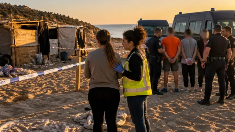 Tres migrantes condenados y expulsados por coaccionar a una menor en la playa del Trampolín