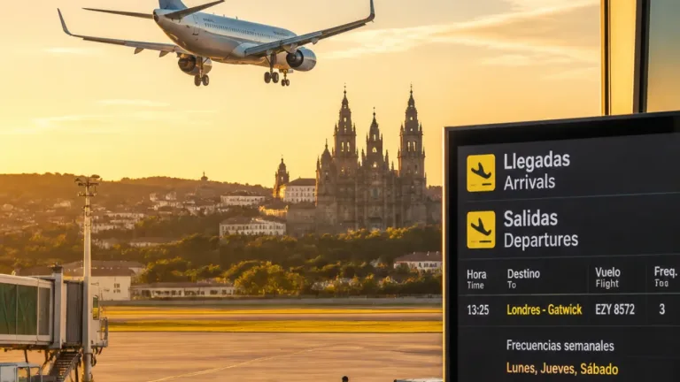 TUI UK abrirá conexión regular entre Londres-Gatwick y Santiago de Compostela desde marzo de 2027
