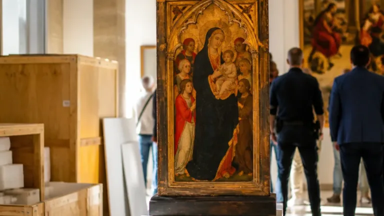 Una tabla flamenca del siglo XVI recuperada llega al Museo de Bellas Artes de A Coruña