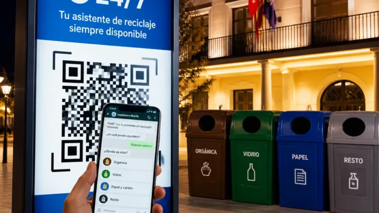 Valdemoro lanza un asistente por WhatsApp para resolver dudas de reciclaje 24/7