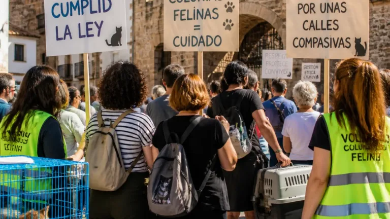 Vecinos de Cáceres exigen aplicación de la ley para la gestión de gatos comunitarios